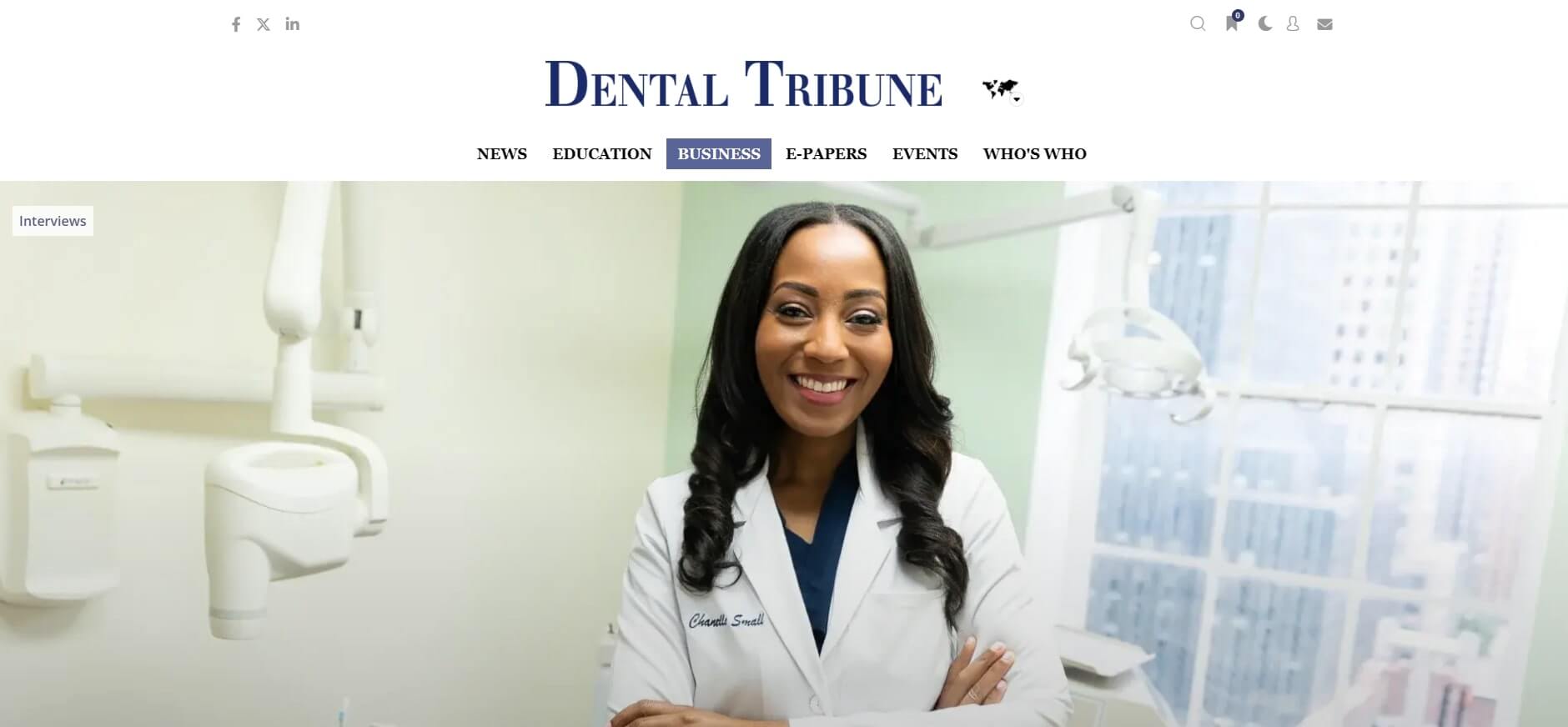 Dr Chanelle Dental Tribune